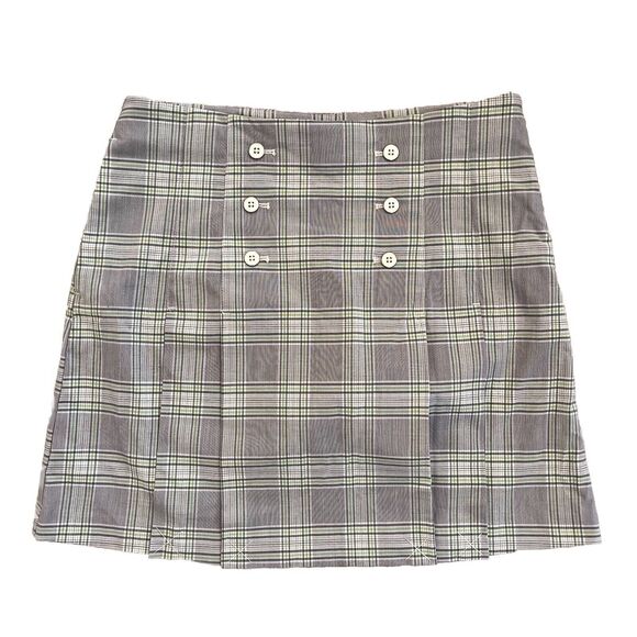 New IZOD Preppy Plaid Pleated Mini Tennis Skirt Skort Shorts FXG Golf Size 4 - Picture 3 of 9